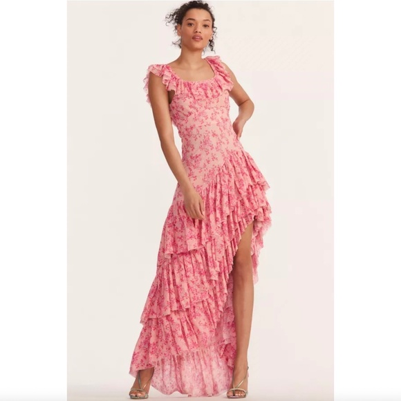 Loveshackfancy Winslow Dress In Autumn Rose Sz M - Picture 6 of 16